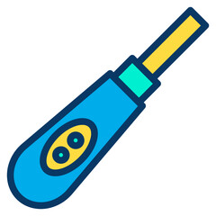 Lineal color Pregnancy test icon