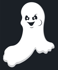 evil halloween Ghost, Evil halloween white ghost, evil smile ghost