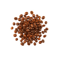 Pile of Coffee Beans Isolated Background