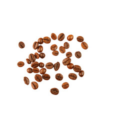 Pile of Coffee Beans Isolated Background