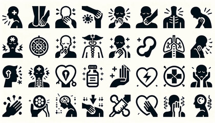 Comprehensive Health Symptoms: Iconic Representation