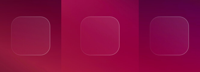 Viva magenta background. Magenta or maroon and glassmorphism style. Mock up composition with empty space. Great for wallpapers, banners, templates, luxury invitations, voucher background.