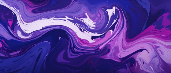 Abstract liquid marble background, stirred paint texture, ai generated