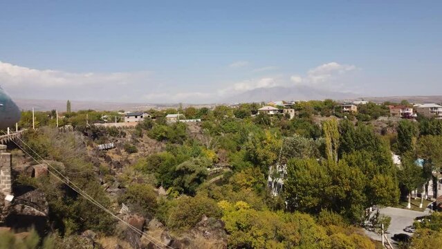 View of the abandoned Yakovlev Yak-40 in Armenia, capturing the eerie beauty of this decommissioned aircraft in a state of graceful decay