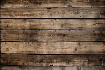Weathered wooden wall and floor siding with texture. Generative AI