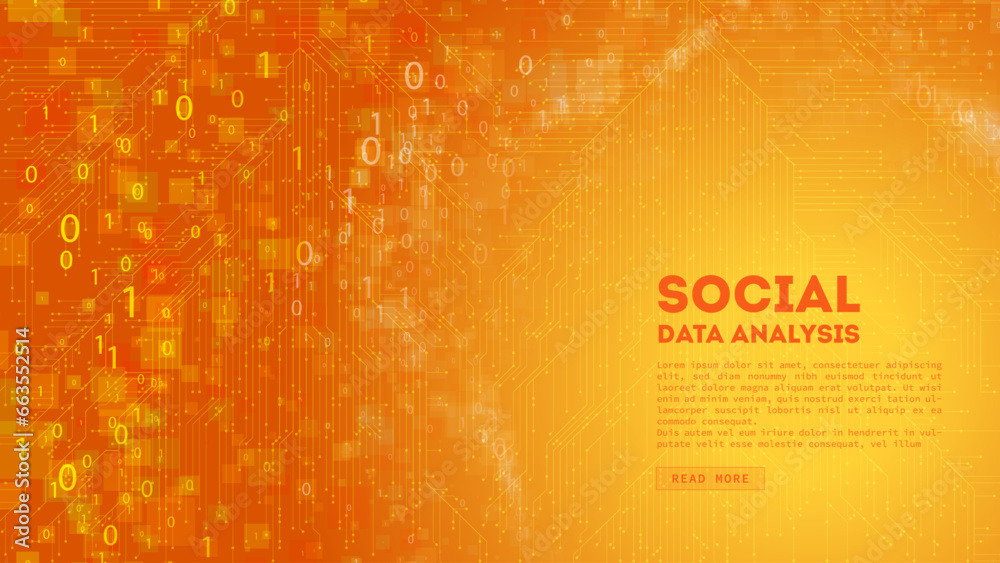 Aufkleber Big Data cloud computing. Blockchain visualiztion. Social network information complexity.
