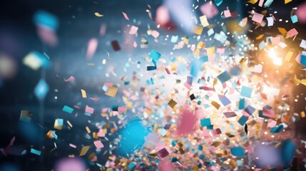 Surprise gender reveal party generative ai