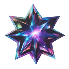 holographic element in the shape of a circle PNG. holo geometry shape