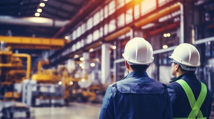 Photo of construction workers with their backs turned