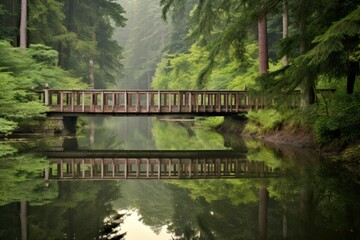 Fototapeta premium Serene Forest - Generative AI