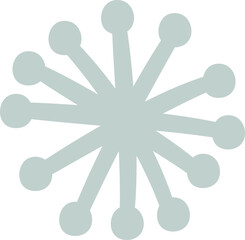 Snowflake Doodle Icon