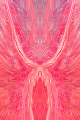 Obraz premium Design element for graphics artworks Fractal art. Visionary surreal artwork. Mixed media. Graphic design. Unique pattern. Abstract watercolor background