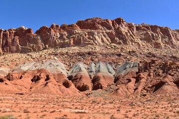 Rock formations at Arches National Park in Utah