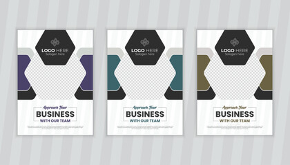 Corporate Brochure Cover Design and Business book Cover Design Template