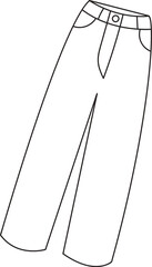 Pants Clothes Outline