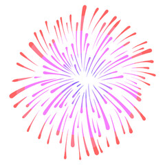 fireworks cartoon hand drawn