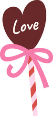 Heart Candy On Stick