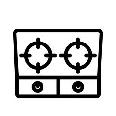 Fototapeta premium Burner cooker gas