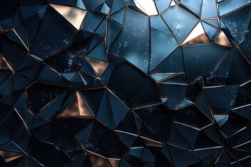 Abstract background featuring colorful triangles and stars,creating a vibrant and dynamic wallpaper