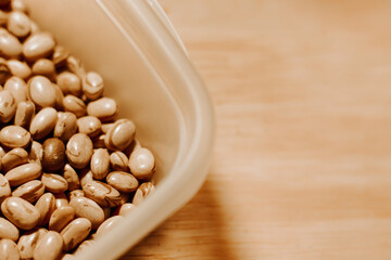 Closeup photography of beans grains.