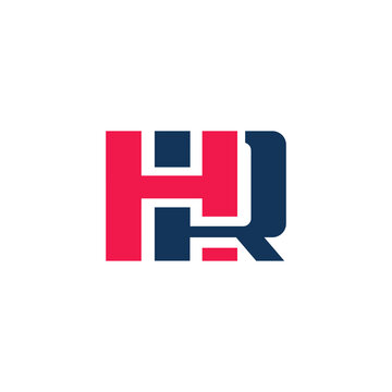 recommend clip art: The monogram is the letter H and R. Elegant and outline.