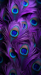 Peacock Feathers: Abstract Macro Photography with Fractal Art