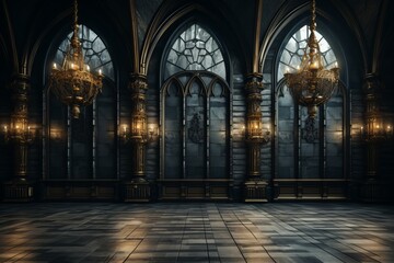 Naklejka premium cathedral room