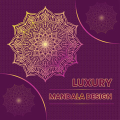 Luxury mandala design.