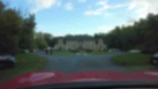 Blurred Arriving In Style To Rich Powerful Party Movie Stars Vip Party