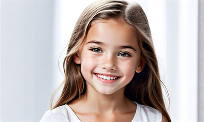 Smilling little kid girl 