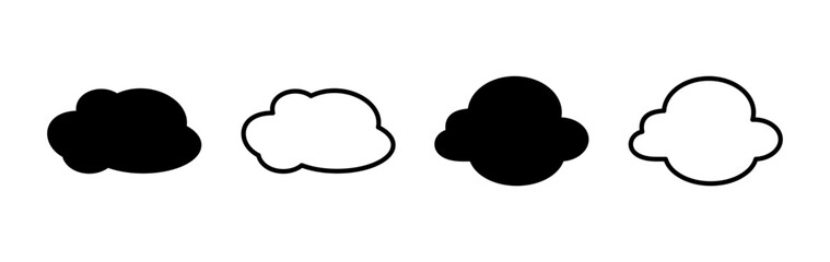 Cloud icon vector. cloud data. cloud services