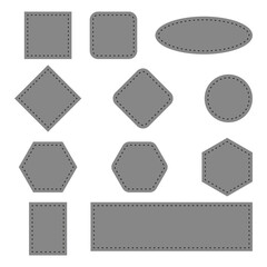 Leather Patch icon. Weight lifting symbol. Vector illustration. EPS 10.