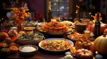 A Friendsgiving Celebration Featuring Thanksgiving Dish