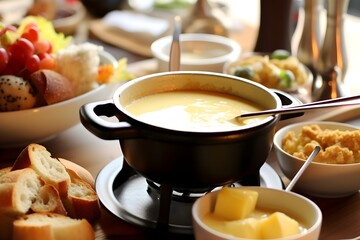 チーズフォンデュ