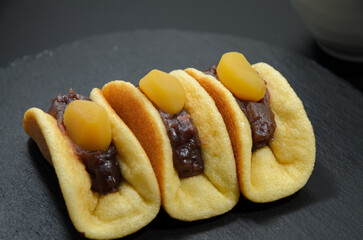 秋には栗の和菓子