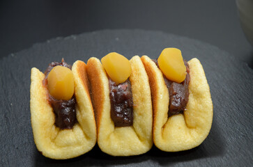 秋には栗の和菓子