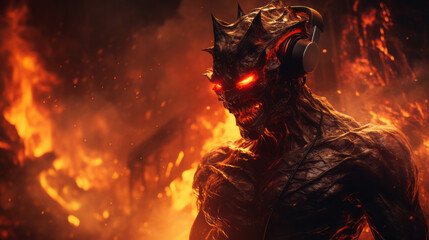 Devil DJ in hell.