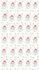 Snowman background
