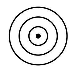 Target goal strategy icon