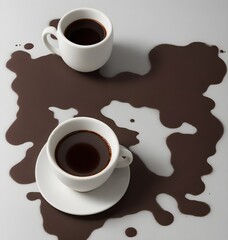 cup of coffee with chocolate