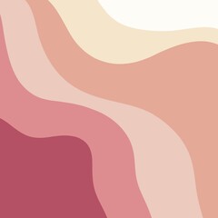 Curve color of an background