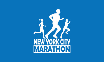 Fototapeta na wymiar New York city marathon 
