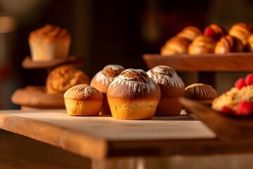 美味しそうなカップケーキ