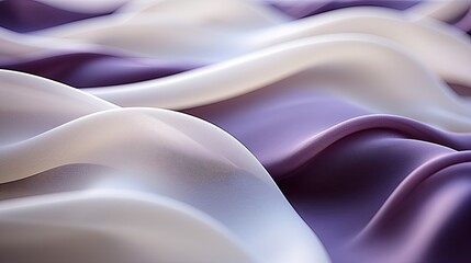 AI-generated closeup illustration of purple and white fabric. MidJourney.