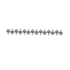 Fototapeta premium Leaf border doodle