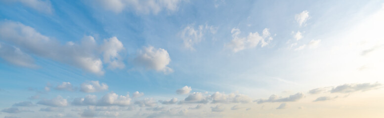 White Clouds In Blue Sky