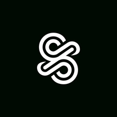 The monogram is the letter S and X. Elegant and unique.