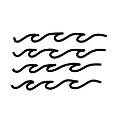 Wave line doodle