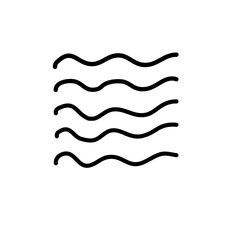 Wave line doodle