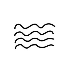 Wave line doodle